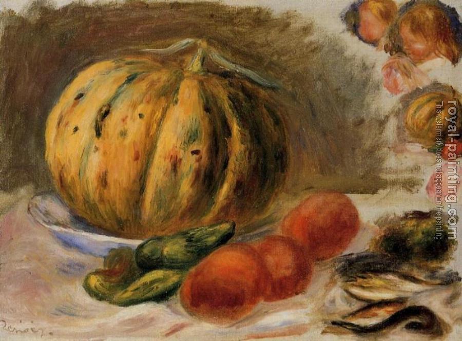 Pierre Auguste Renoir : Melon and Tomatos